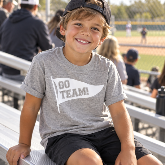 Go Team Pennant Banner T-shirt