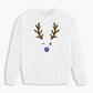 Hanukkah Reindeer Holiday Youth Sweatshirt