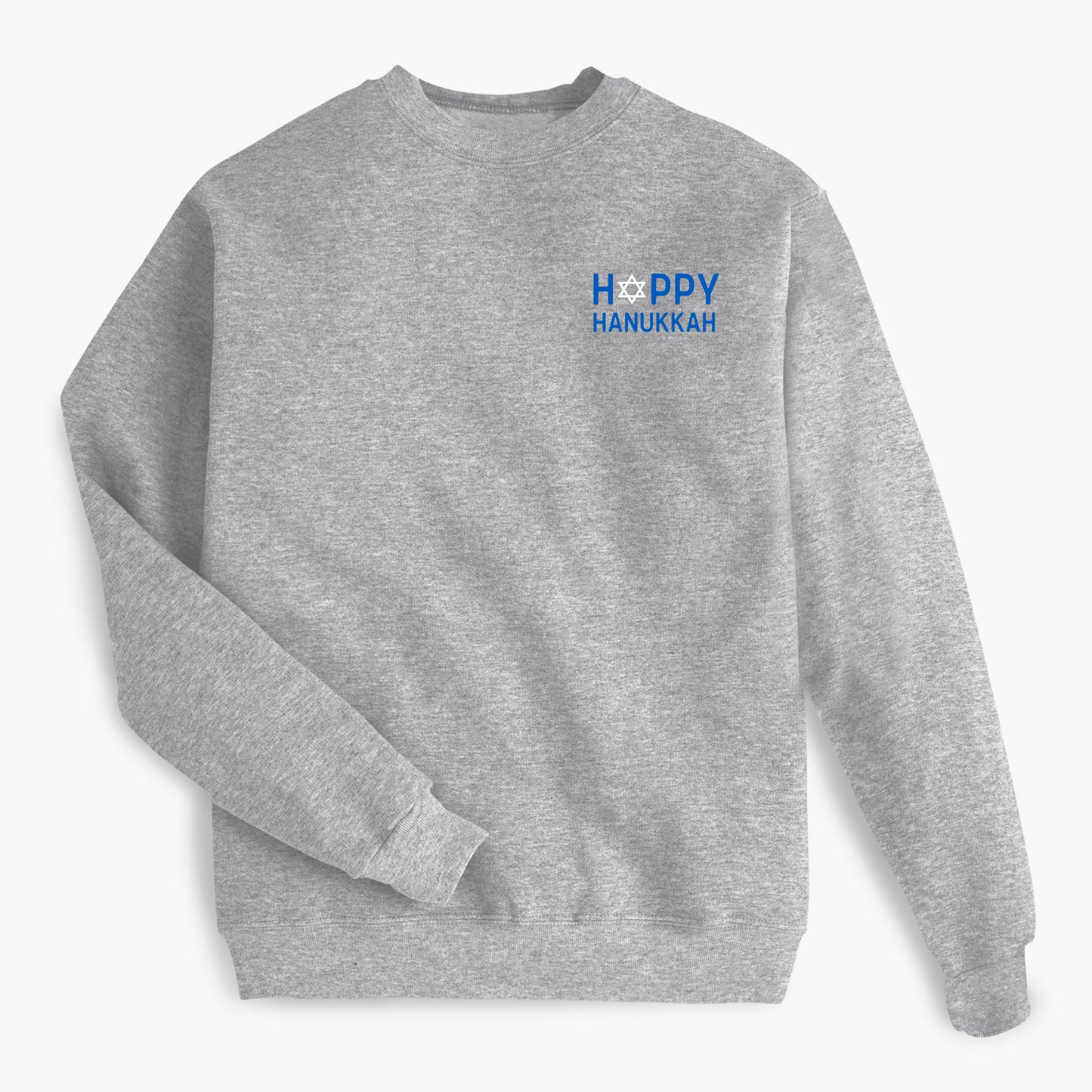 Pocket Happy Hanukkah Holiday Sweatshirt