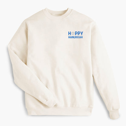 Pocket Happy Hanukkah - Sweet Cream Sweatshirt