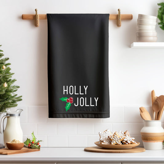 Holly Jolly Holiday Kitchen Towel