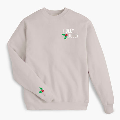 Holly Jolly - Sand Sweatshirt