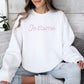 "Je t'aime" - White Sweatshirt