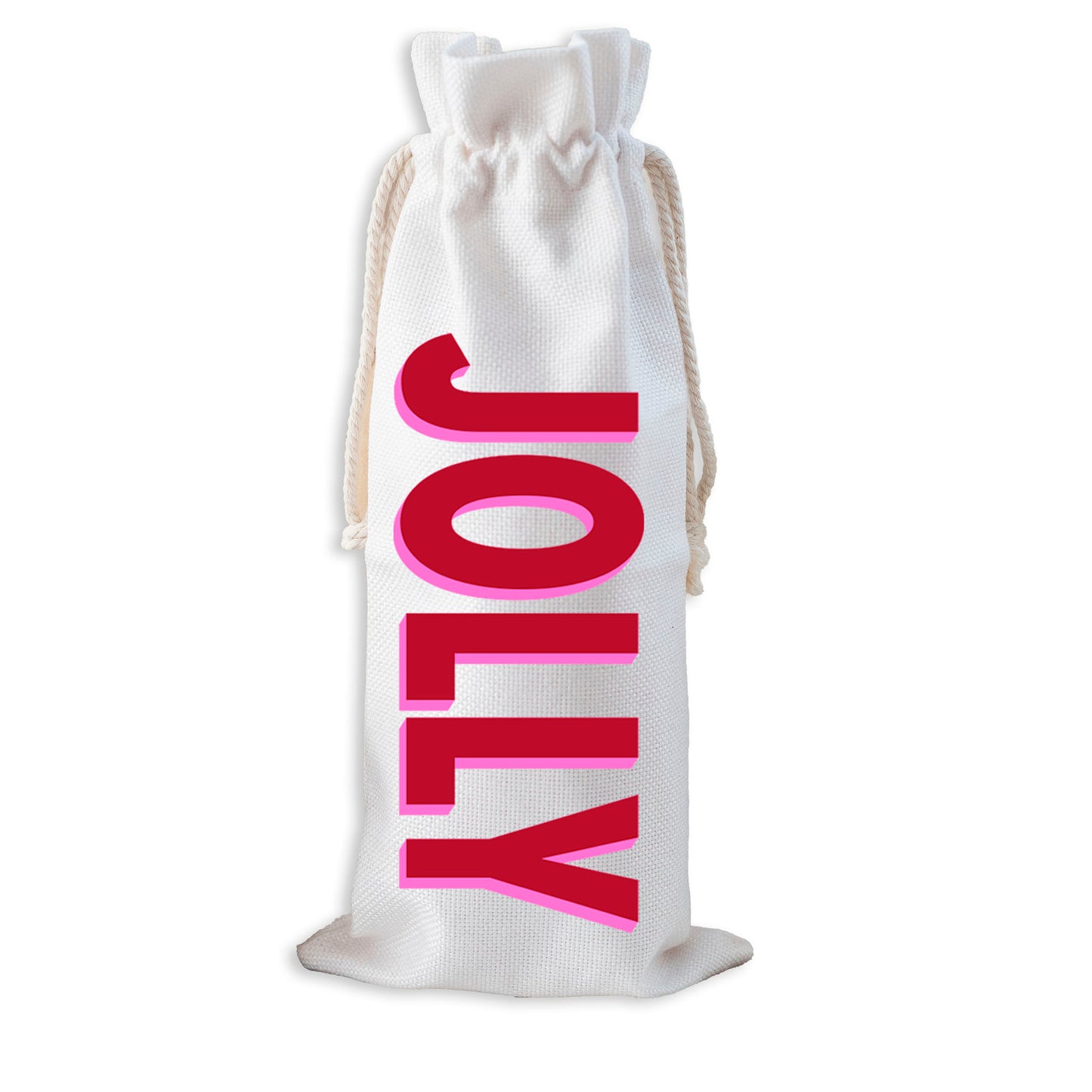 Jolly Holiday Wine Gift Bag