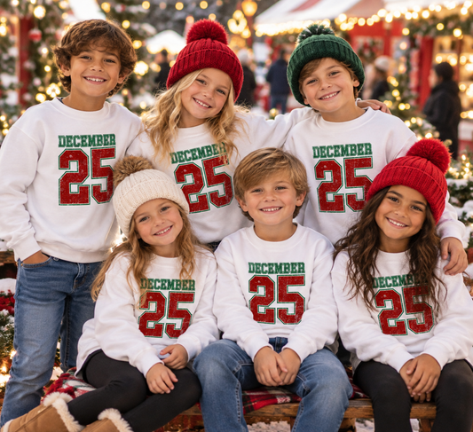 December 25 Varsity Sweatshirt