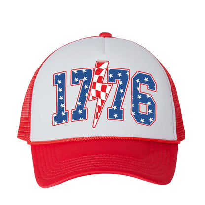 1776 Lightning Bolt Trucker Hat
