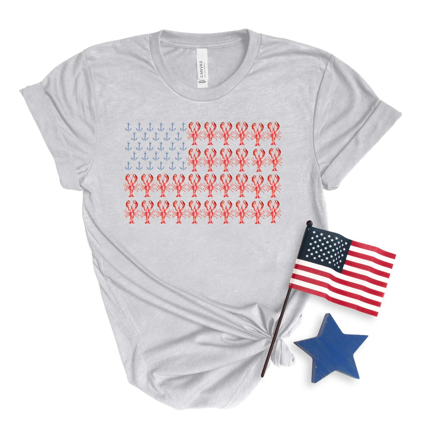 Coastal Lobster Flag T-shirt