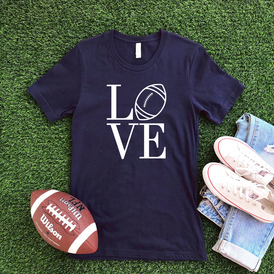 LOVE Football - Navy T-shirt