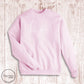 "Love Script" Sweatshirt- Light Pink (Adult Only)