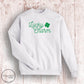 "Lucky Charm" Sweatshirt- White (Youth + Adult)