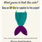 Mermaid Purse Sewing Pattern - Digital Download & Video Tutorial