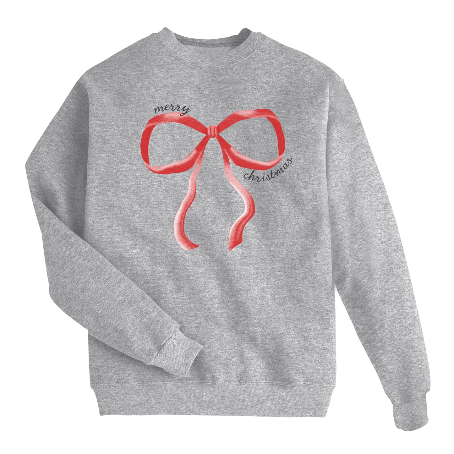 Merry Holiday Bow Sweatshirt