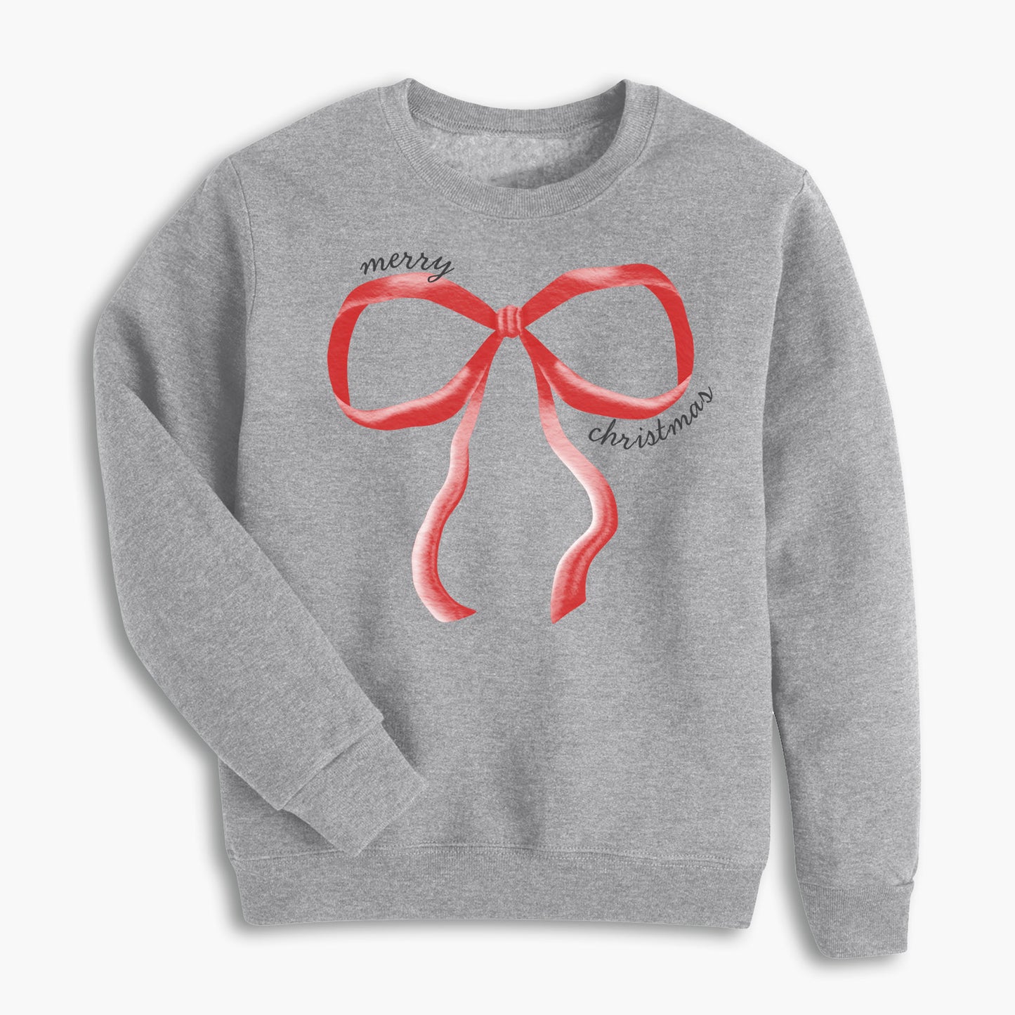 Merry Holiday Bow Sweatshirt