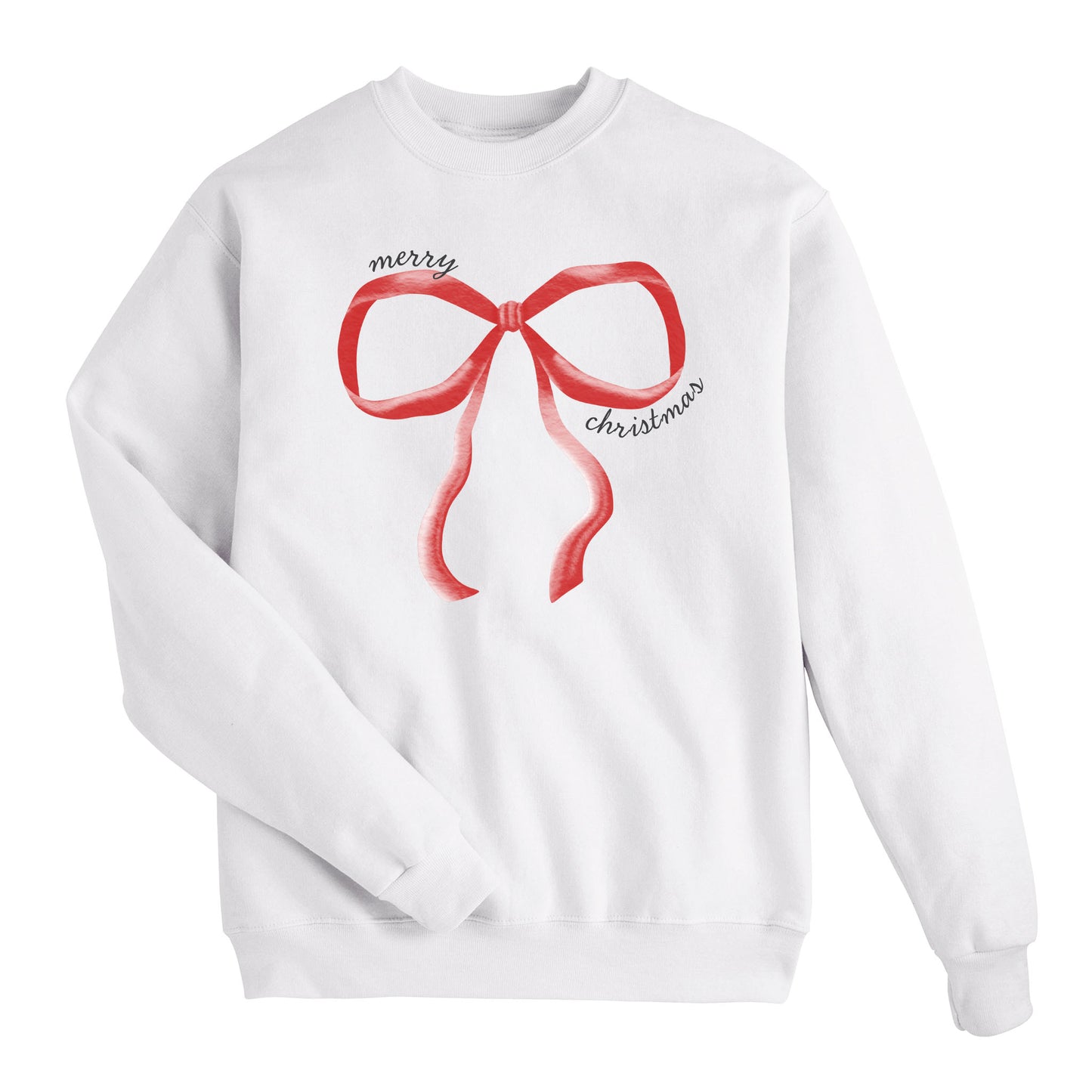 Merry Holiday Bow Sweatshirt