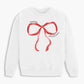 Merry Holiday Bow Sweatshirt