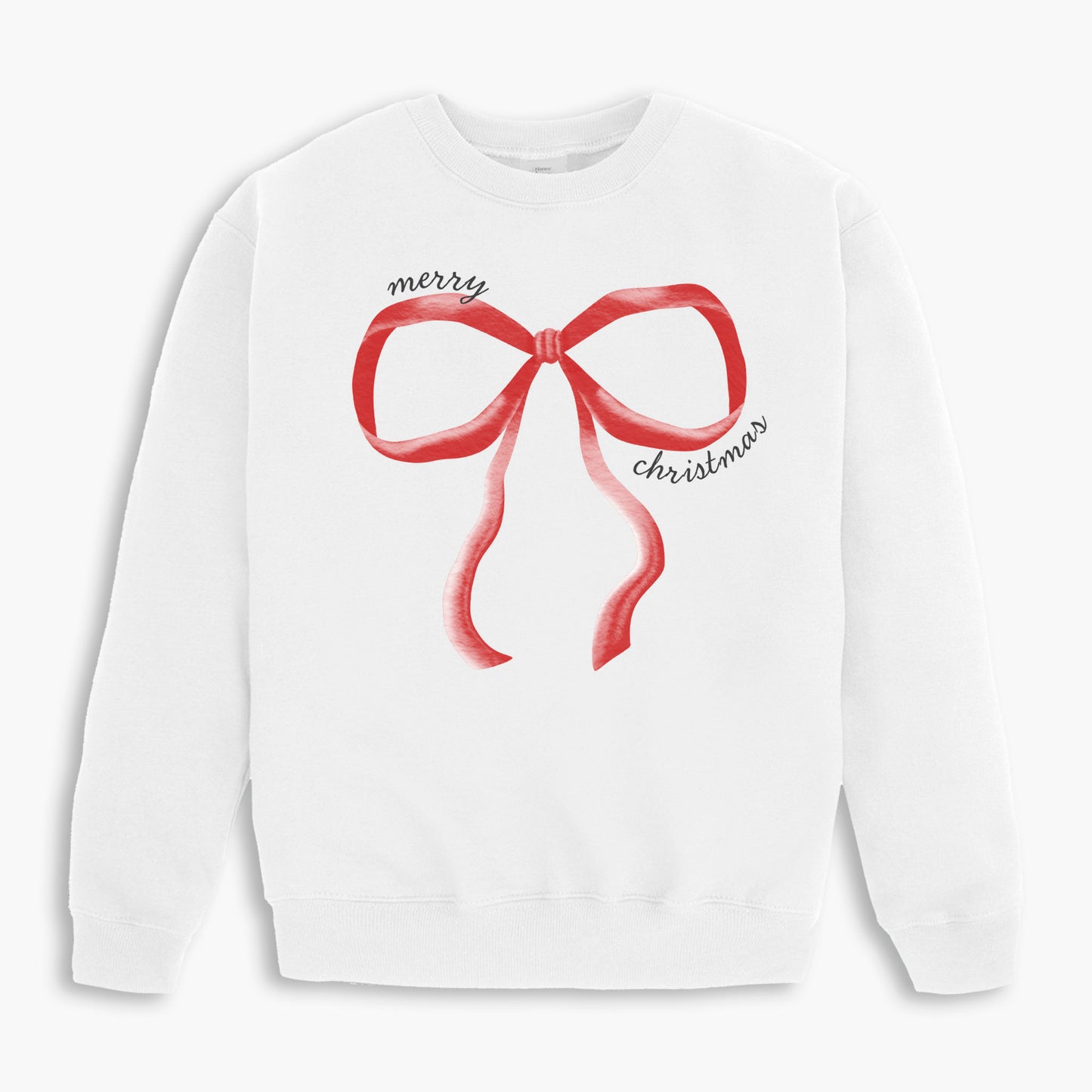 Merry Holiday Bow Sweatshirt