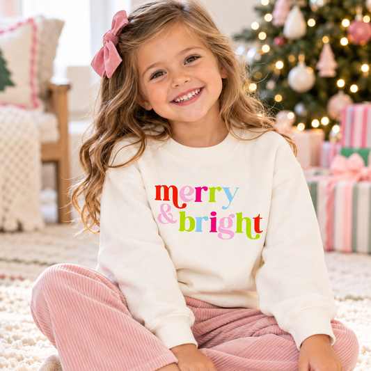 Merry & Bright Holiday Sweatshirt