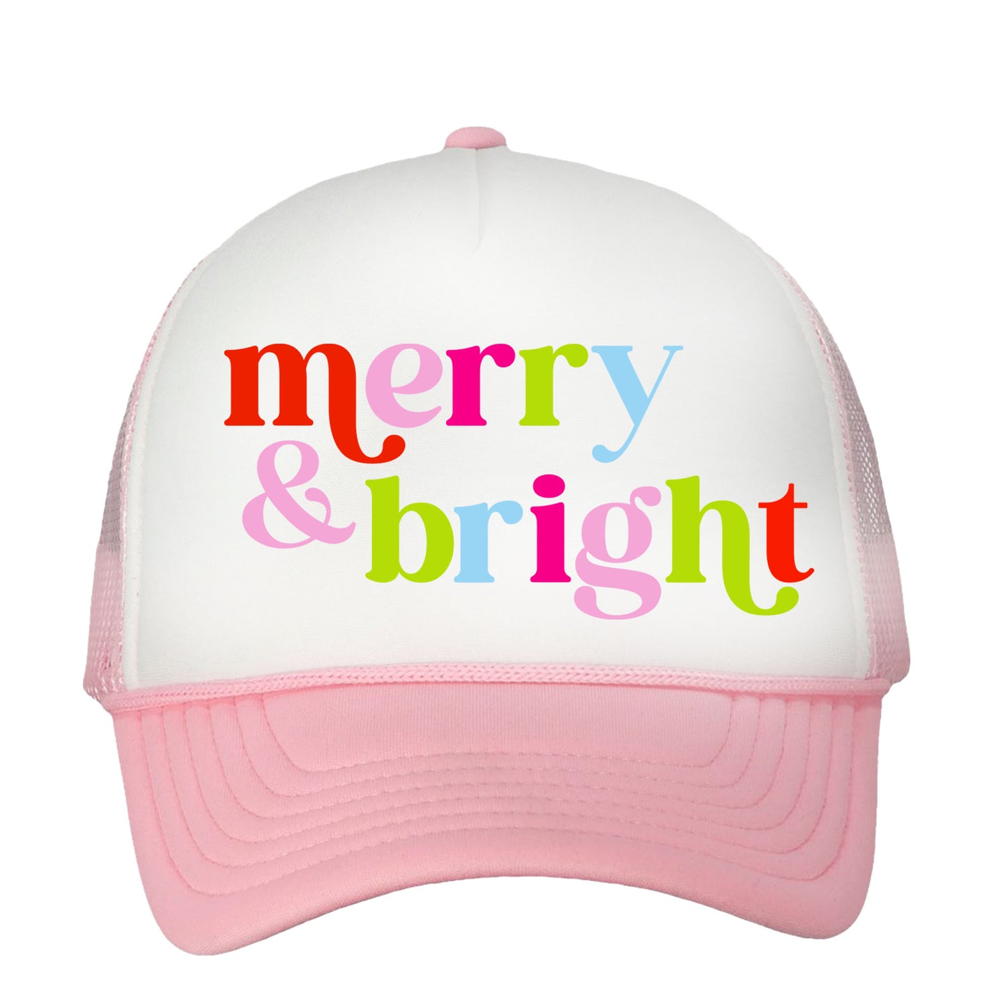Merry & Bright Christmas Trucker Hat