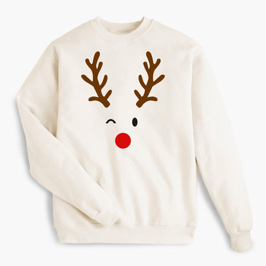 Minimal Reindeer - Sweet Cream Sweatshirt