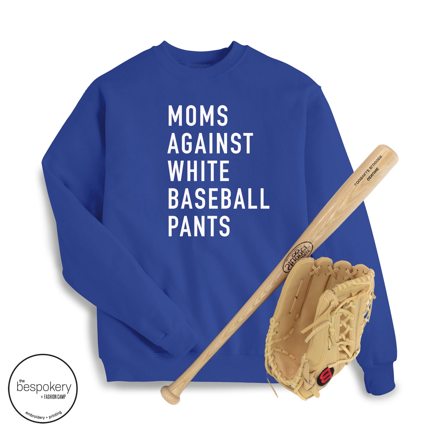 "Moms against" Royal Sweatshirt - (Adult Only)