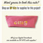 Monogram Pencil Pouch Sewing Pattern - Digital Download & Video Tutorial
