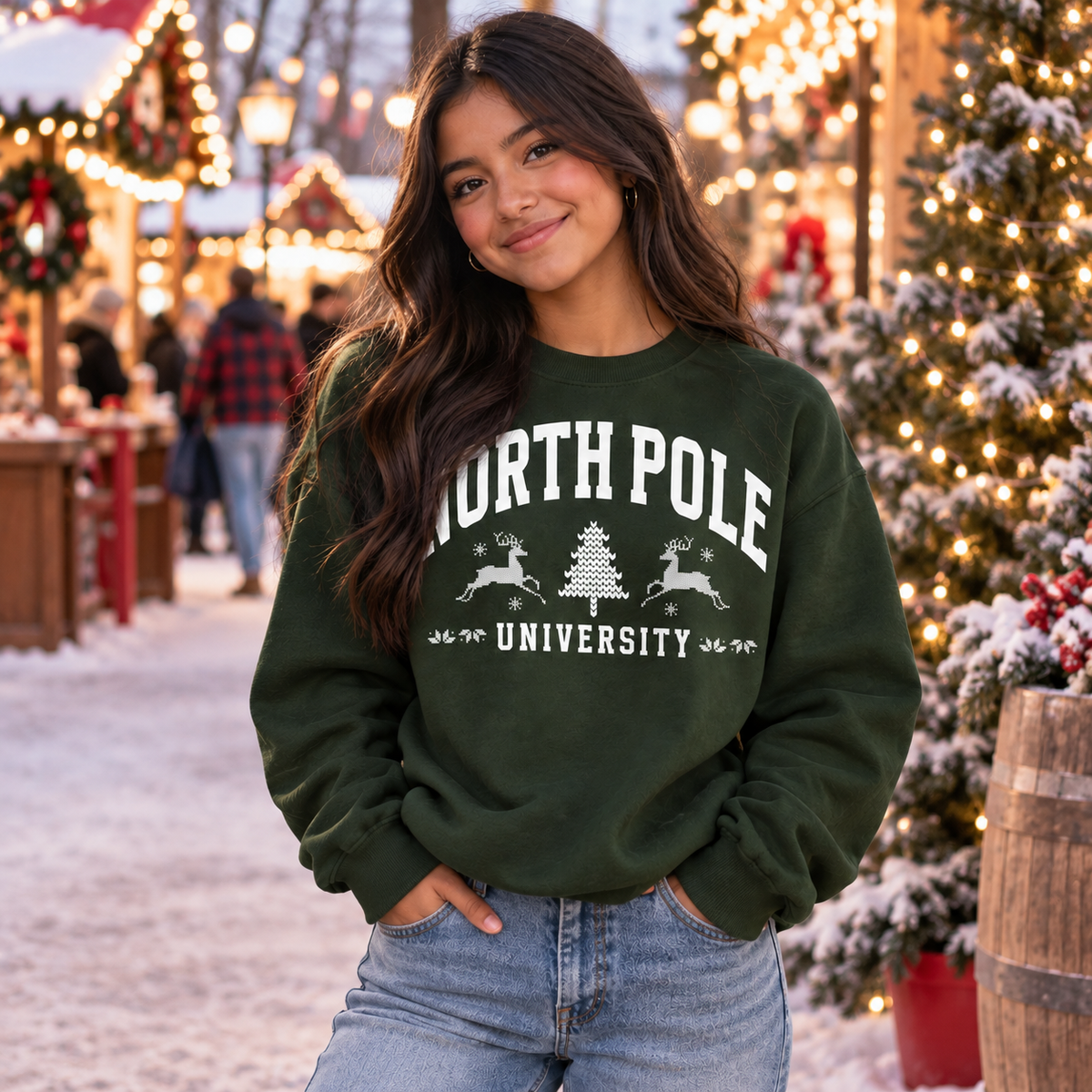 North Pole University Holiday Sweatshirt