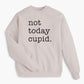 Not Today Cupid Valentine's Sweatshirt