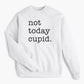 Not Today Cupid Valentine's Sweatshirt