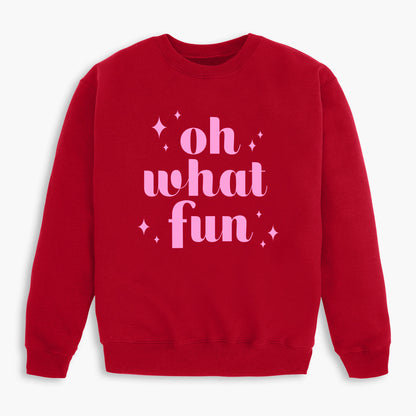 Oh What Fun! - Red Sweatshirt