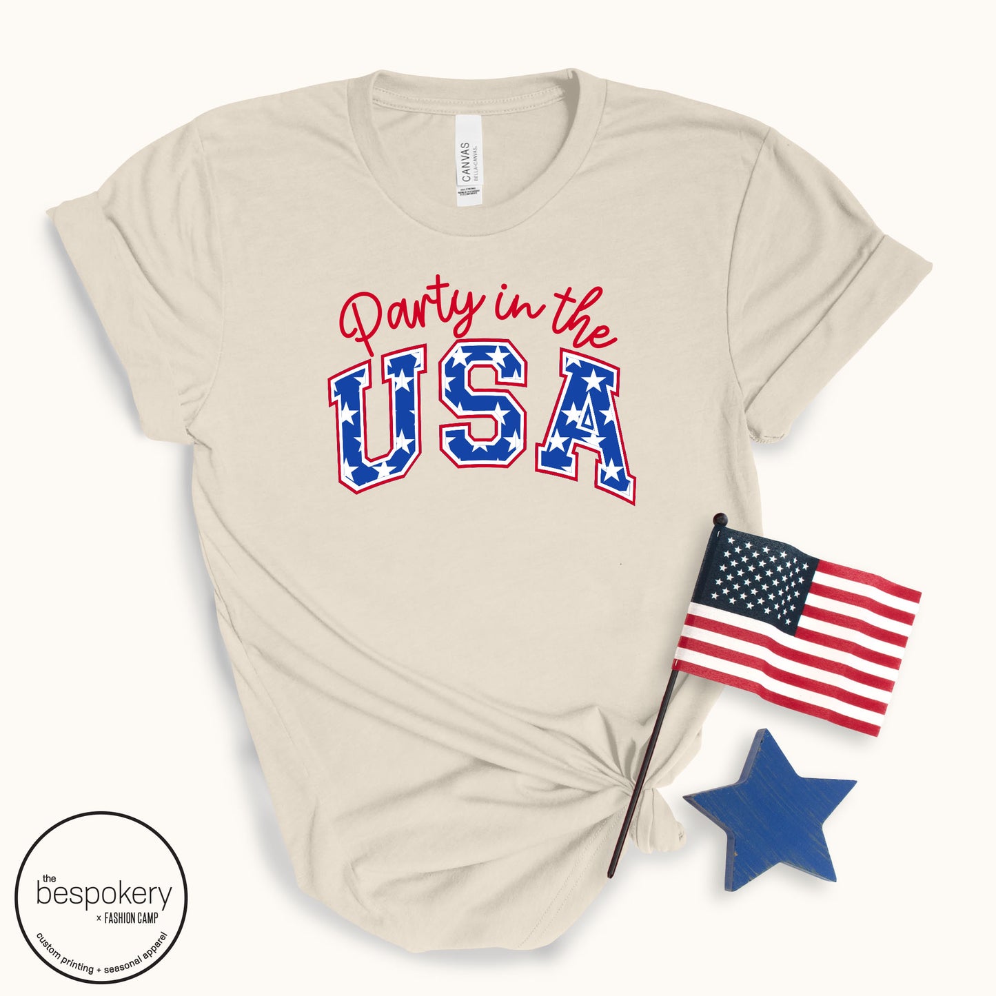 "Party in the USA" - Sand T-shirt