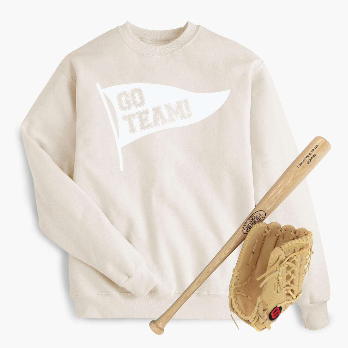 Go Team Pennant Banner Youth Sweatshirt