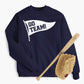 Go Team Pennant Banner Adult Sweatshirt