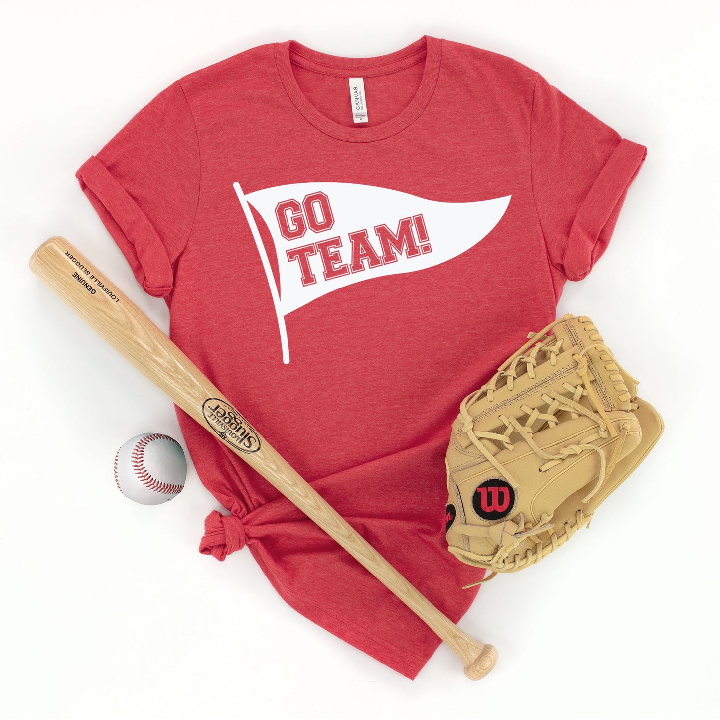 Go Team Pennant Banner T-shirt