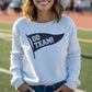 Go Team Pennant Banner Adult Sweatshirt