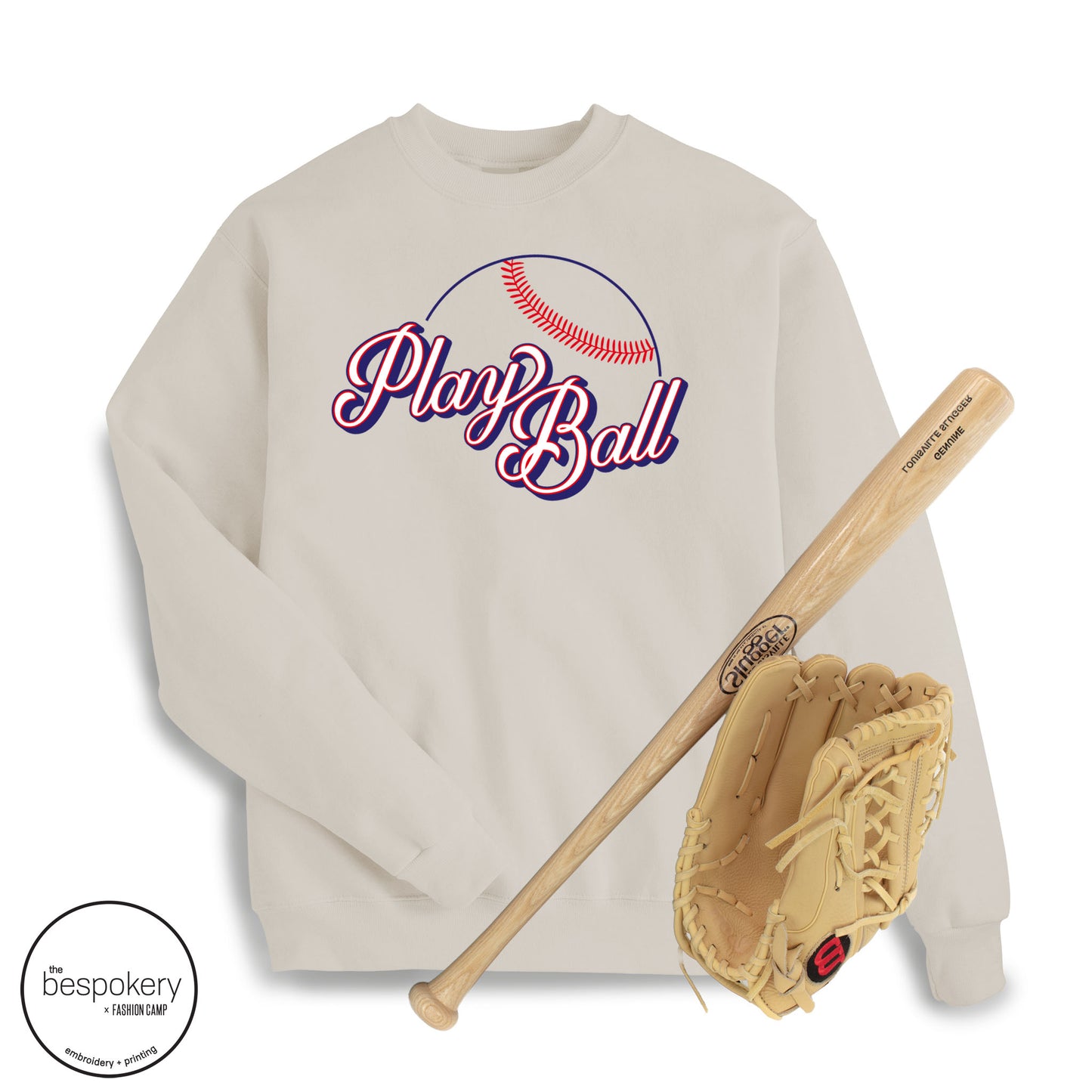 "Play Ball" Sand Sweatshirt - (Adult Only)
