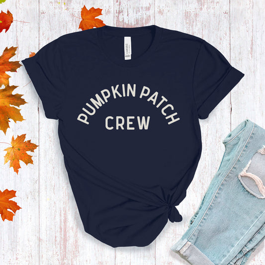 Pumpkin Patch Crew - Navy T-shirt