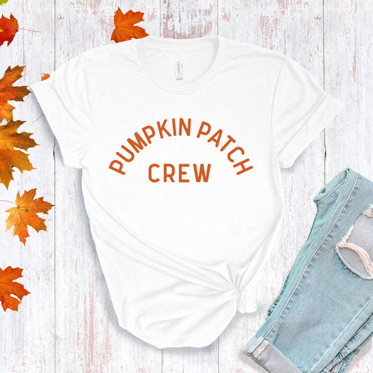 Pumpkin Patch Crew - White T-shirt