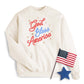 Cowboy Rope God Bless America Sweatshirt