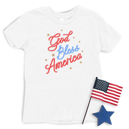 Cowboy Rope God Bless America T-shirt