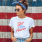 Cowboy Rope God Bless America T-shirt