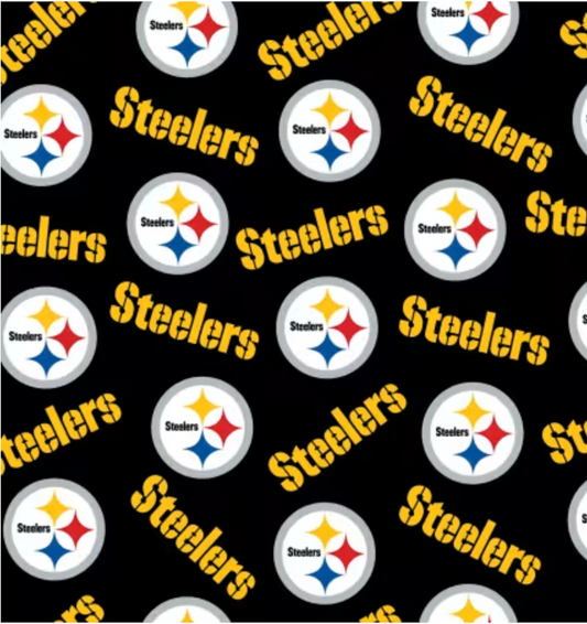 NFL - Pittsburgh Steelers Fabric | National Football League Cotton Fabric - 45 Wide