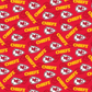 NFL - Kansas City Chiefs Fabric | National Football League Cotton Fabric - 45 Wide