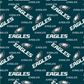 NFL - Philadelphia Eagles Fabric | National Football League Cotton Fabric - 45 Wide
