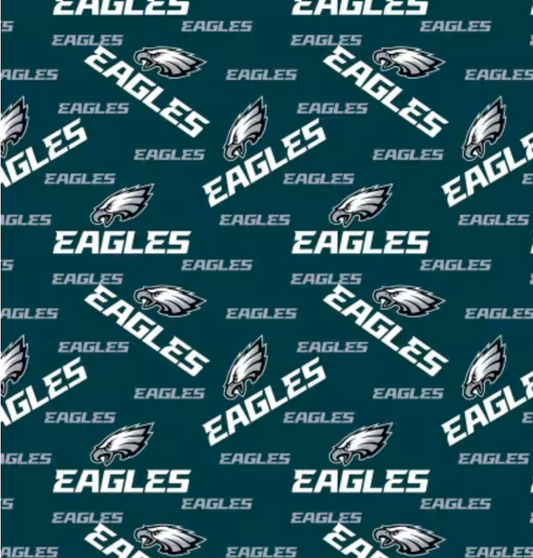 NFL - Philadelphia Eagles Fabric | National Football League Cotton Fabric - 45 Wide
