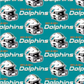 NFL - Miami Dolphins Fabric | National Football League Cotton Fabric - 45 Wide