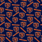 NFL - Chicago Bears Fabric | National Football League Cotton Fabric - 45 Wide