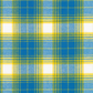 Blue & Yellow Pool Plaid Flannel Fabric: Robert Kaufman Mammoth Flannel - Game Day Collection