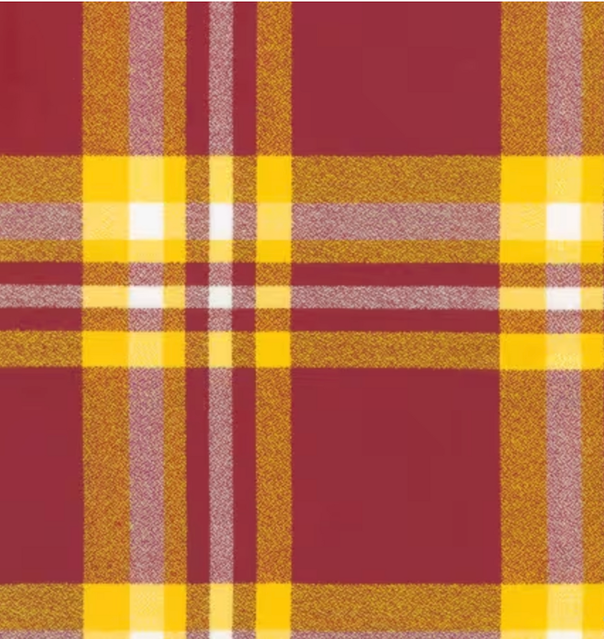 Maroon & Yellow Plaid  Flannel Fabric: Robert Kaufman Mammoth Flannel - Game Day Collection (Copy)