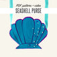 Seashell Purse Sewing Pattern - Digital Download & Video Tutorial