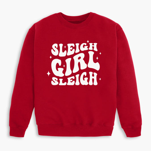 Sleigh Girl Sleigh - Red Sweatshirt